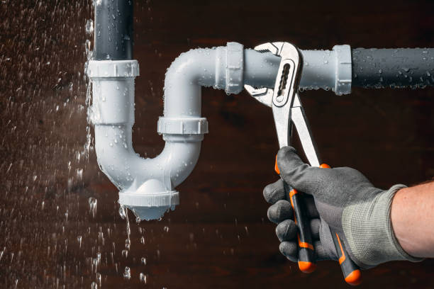 Professional Drain Cleaning technician working in Pelham, NC